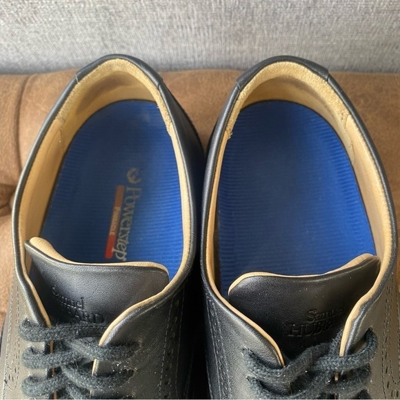 Samuel Hubbard Tipping Point Black Leather Wingtip Oxford Shoes Vibram Sole 10 main image 7